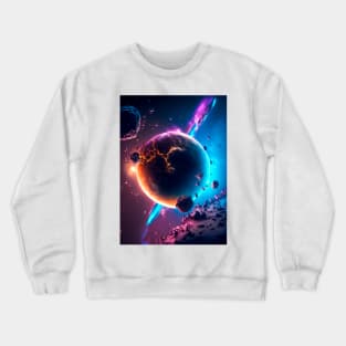 Mystical Universe, Chaotic Beauty Crewneck Sweatshirt